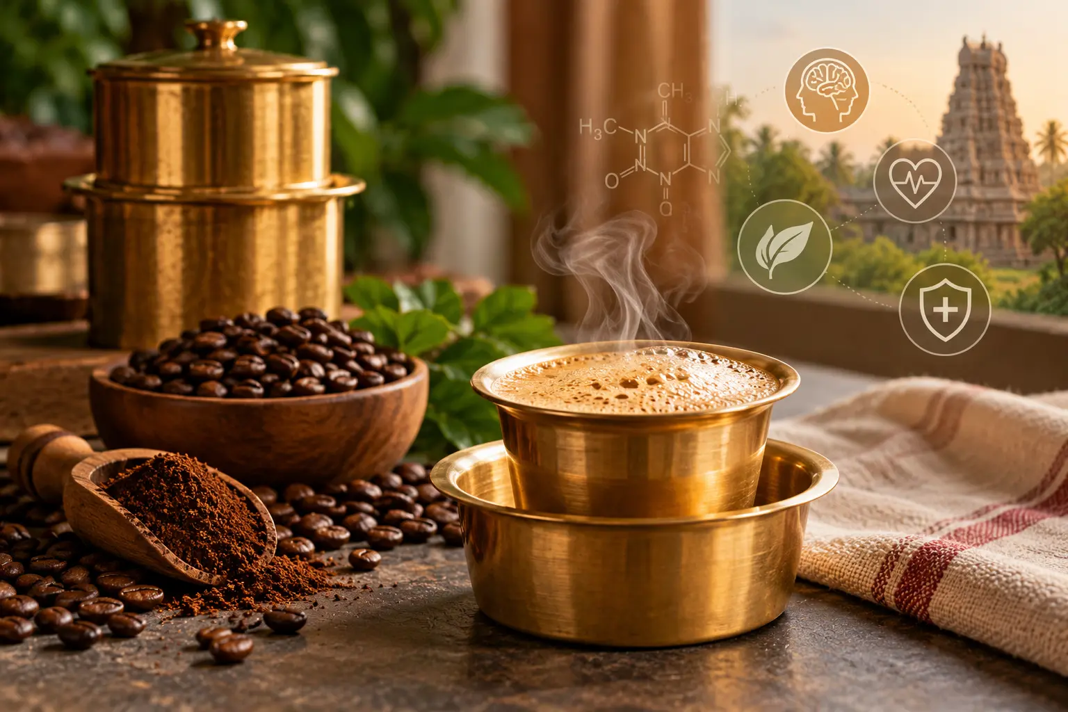 The Science Behind South Indian Filter Coffee: Health Benefits & Tradition